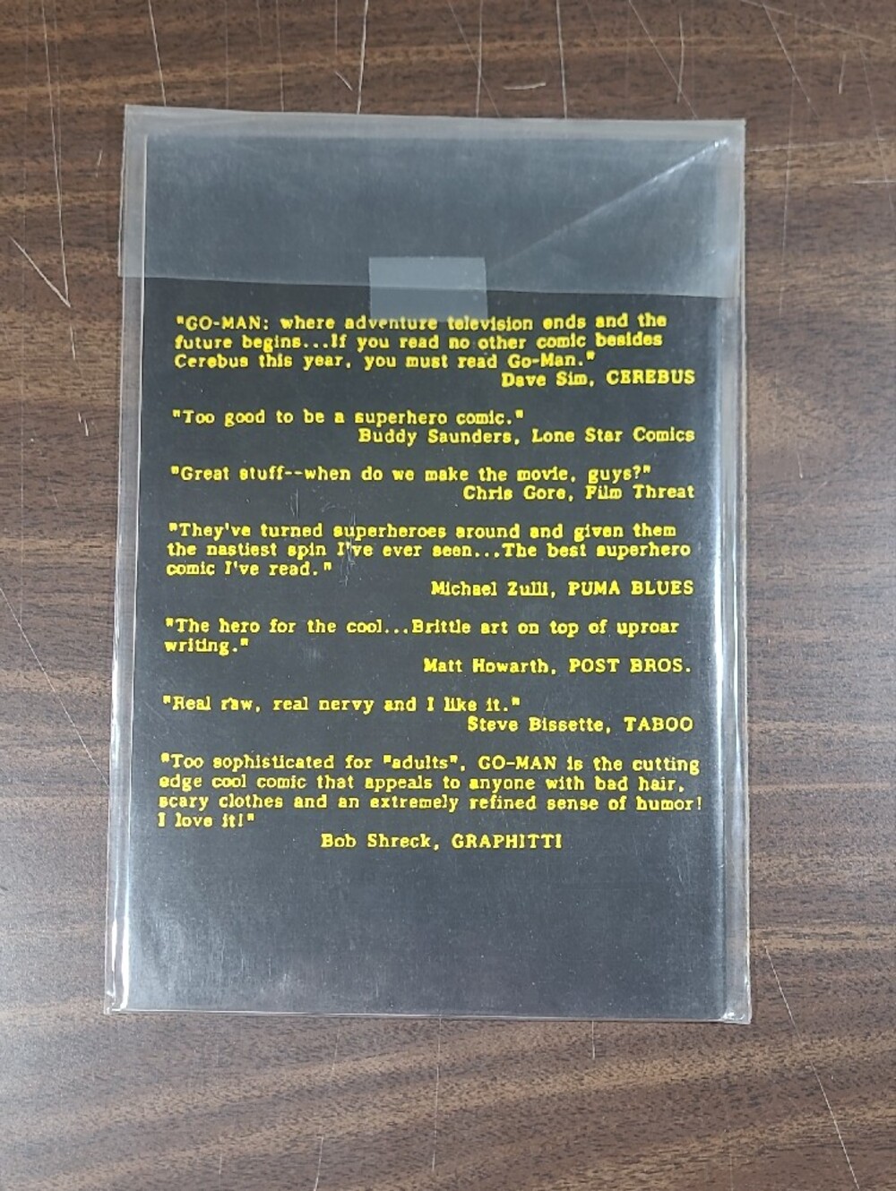 Go-Man! First Issue Comic Book - Blue Cover - Picture 2 of 2